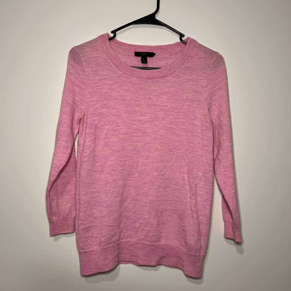 J Crew Tippi Wool Sweater, Pink